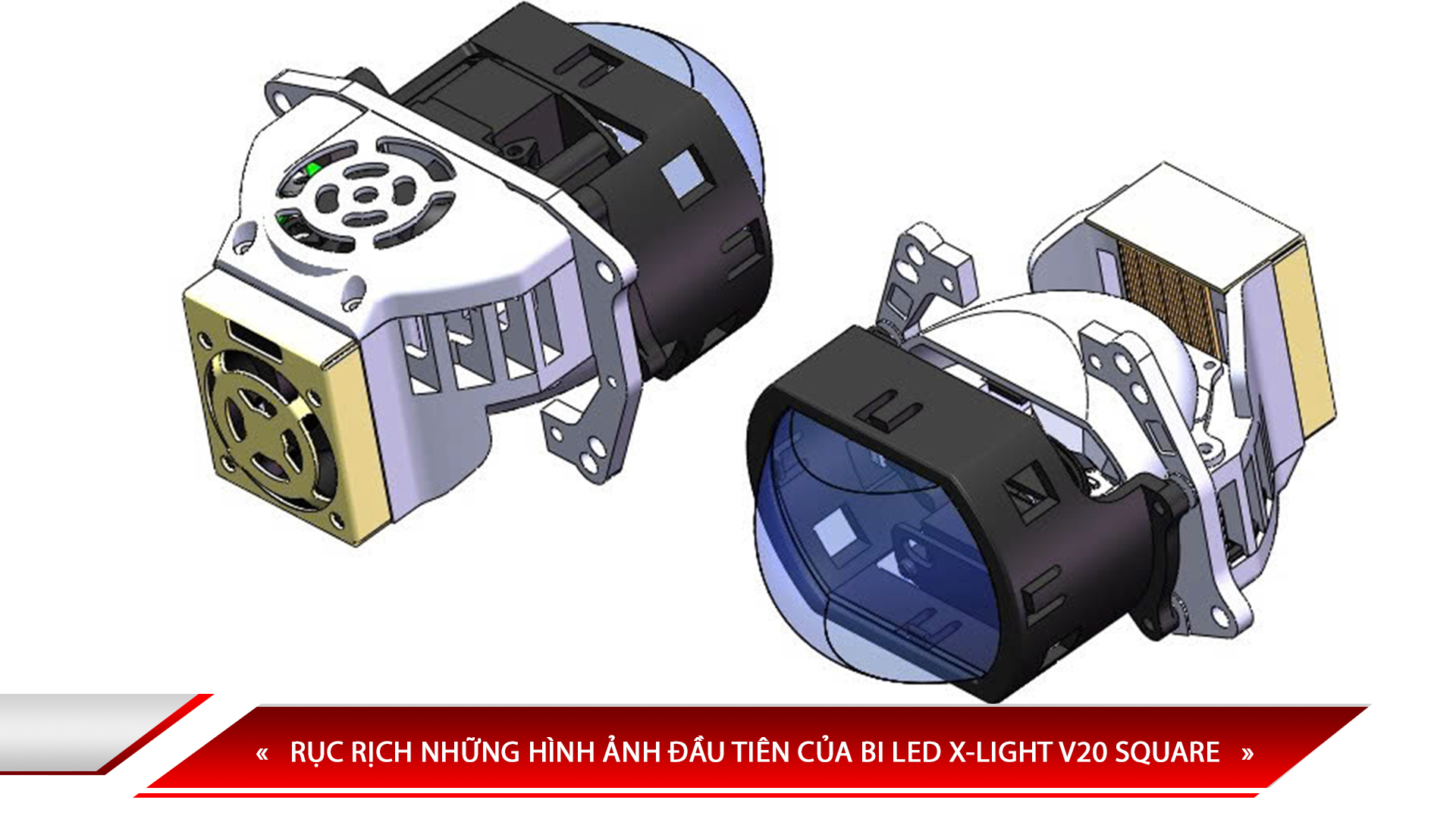 RỤC RỊCH NHỮNG HÌNH ẢNH ĐẦU TIÊN CỦA BI LED X-LIGHT V20 SQUARE